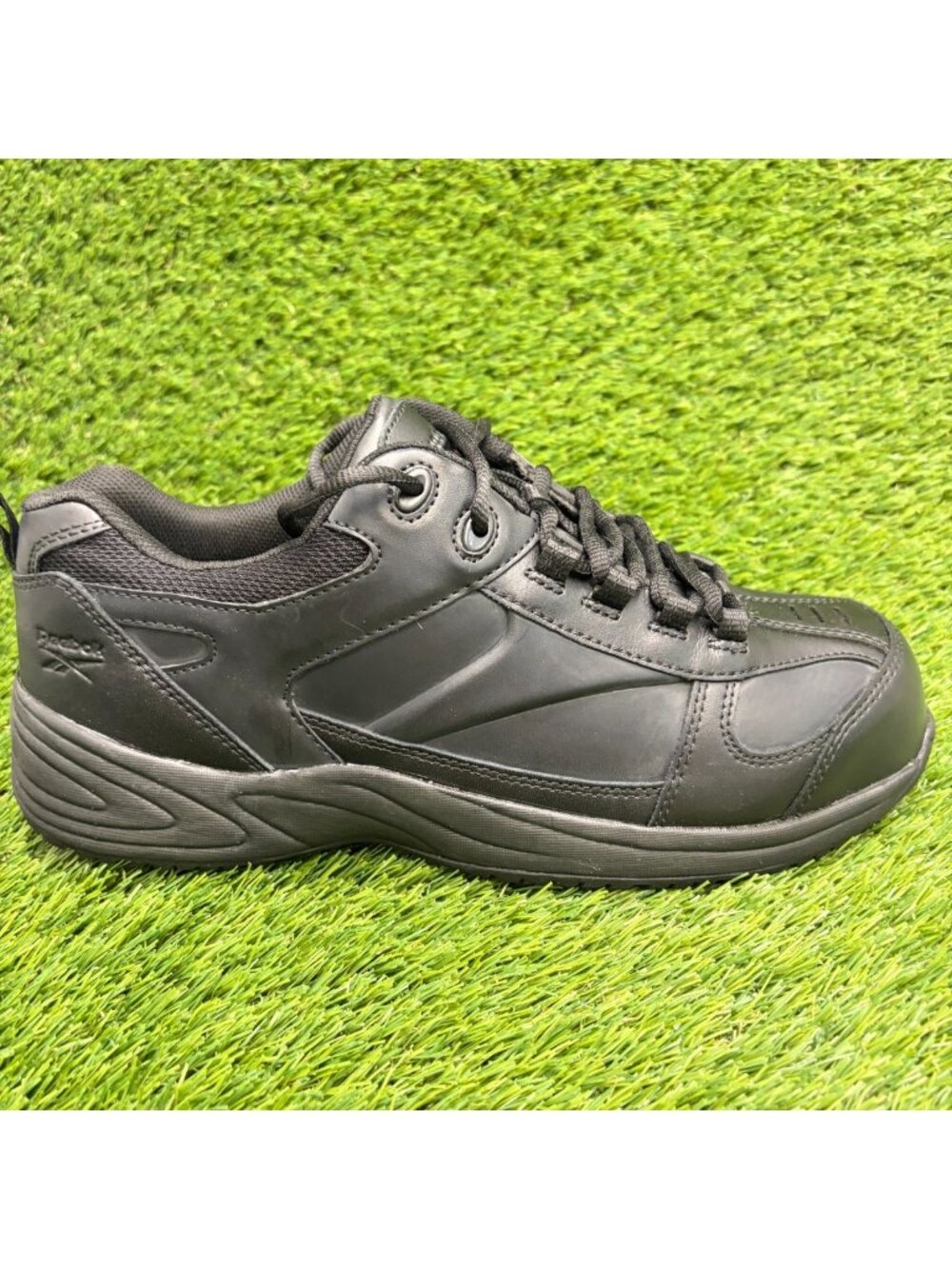 Reebok Jorie Mens Size 10.5E Black Leather Composite Toe Safety Work Shoes